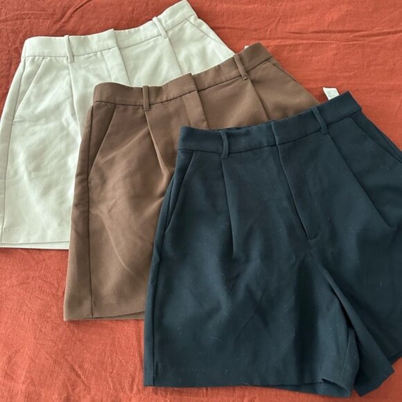 Abercrombie & Fitch Pants - 3 TAILORED SHORTS BUNDLE
